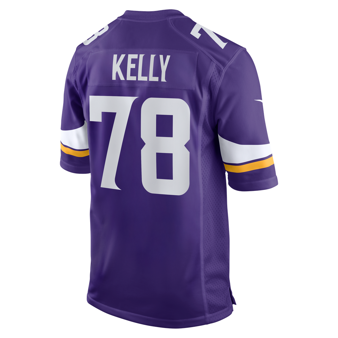 Ryan Kelly Minnesota Vikings Game Jersey - Purple
