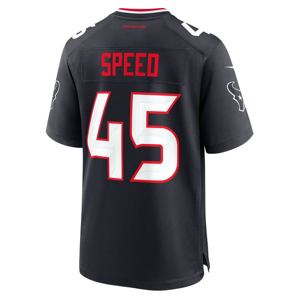E.J. Speed Houston Texans Game Jersey - Navy