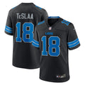 Isaac TeSlaa Detroit Lions Alternate Game Jersey - Black
