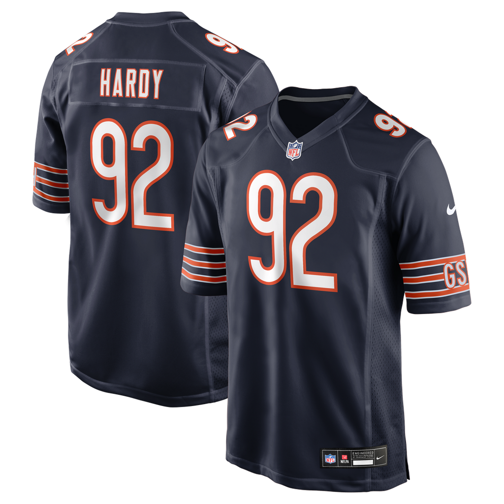 Daniel Hardy Chicago Bears Game Jersey - Navy