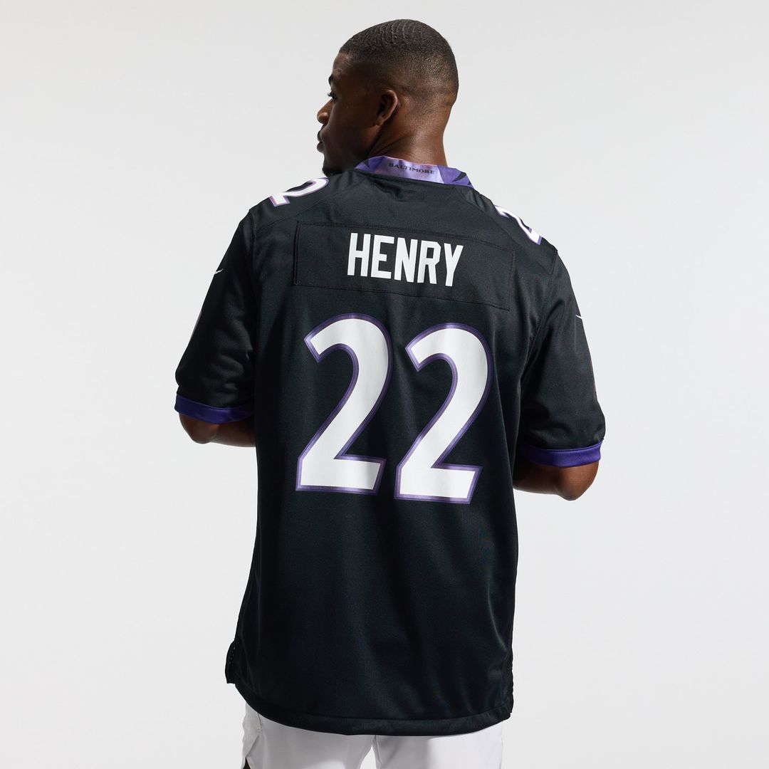 Derrick Henry Baltimore Ravens Alternate Game Jersey - Black