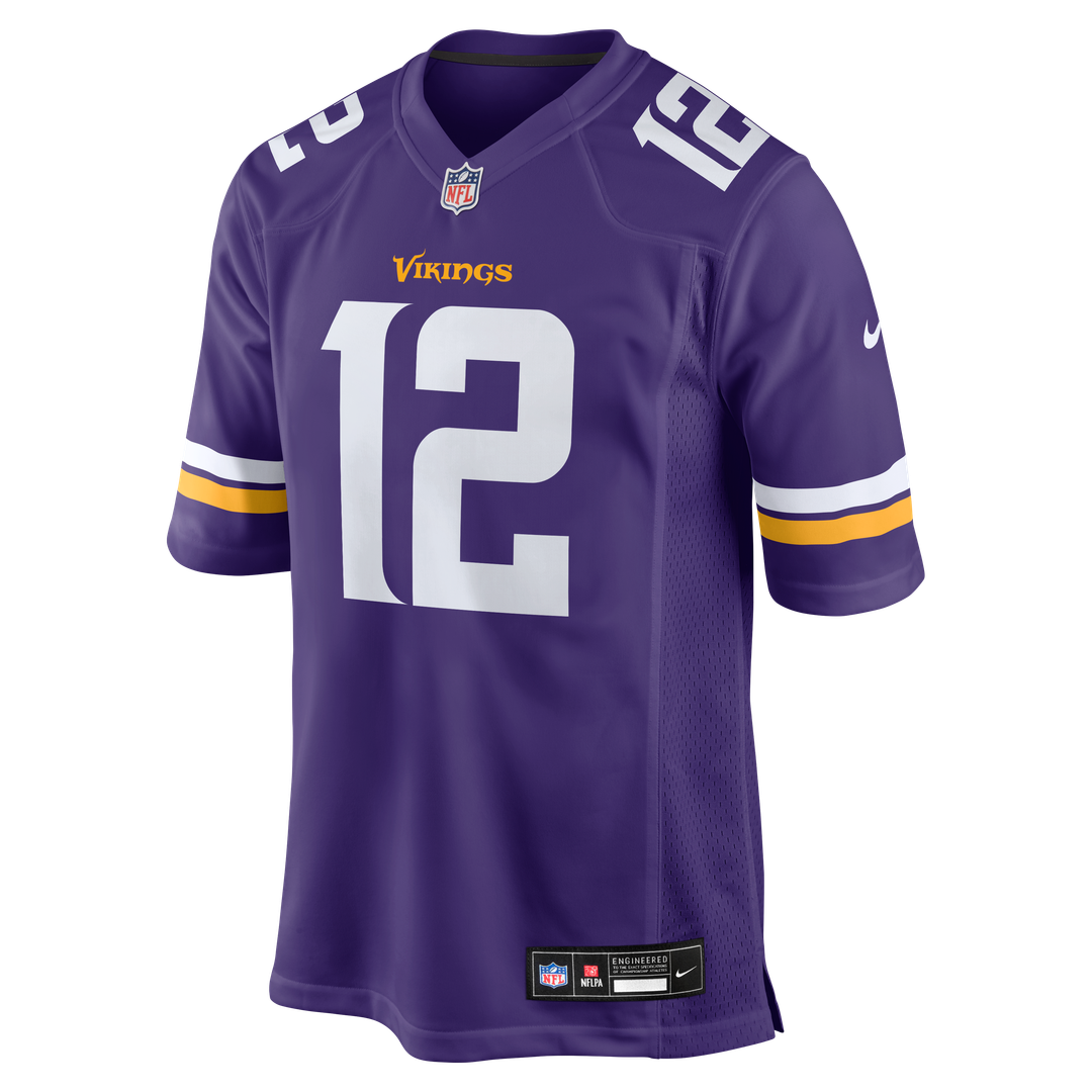 Max Brosmer Minnesota Vikings Game Jersey - Purple