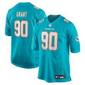 Kenneth Grant Miami Dolphins Game Jersey - Aqua