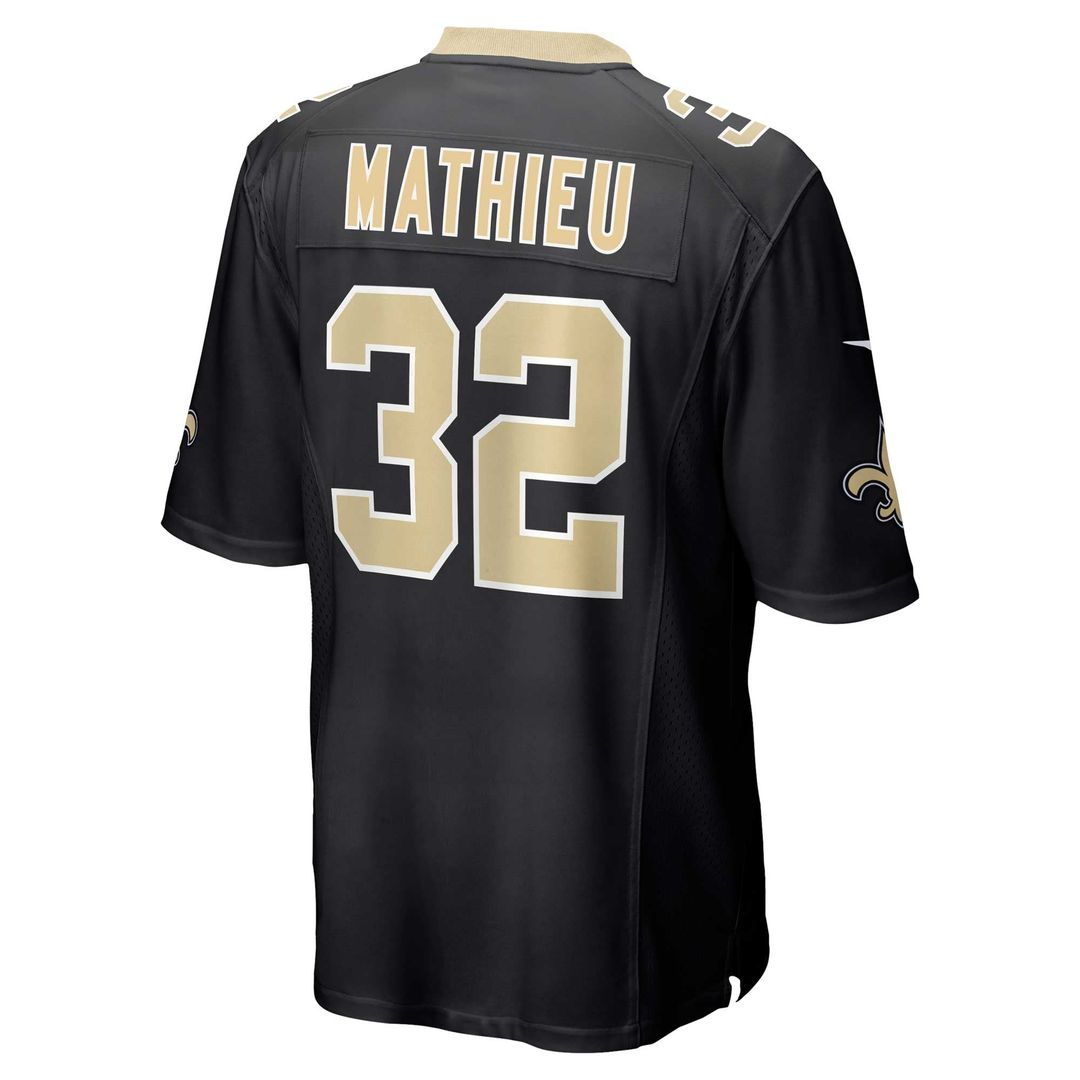 Tyrann Mathieu New Orleans Saints Game Jersey - Black