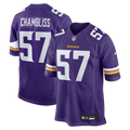 Chaz Chambliss Minnesota Vikings Game Jersey - Purple