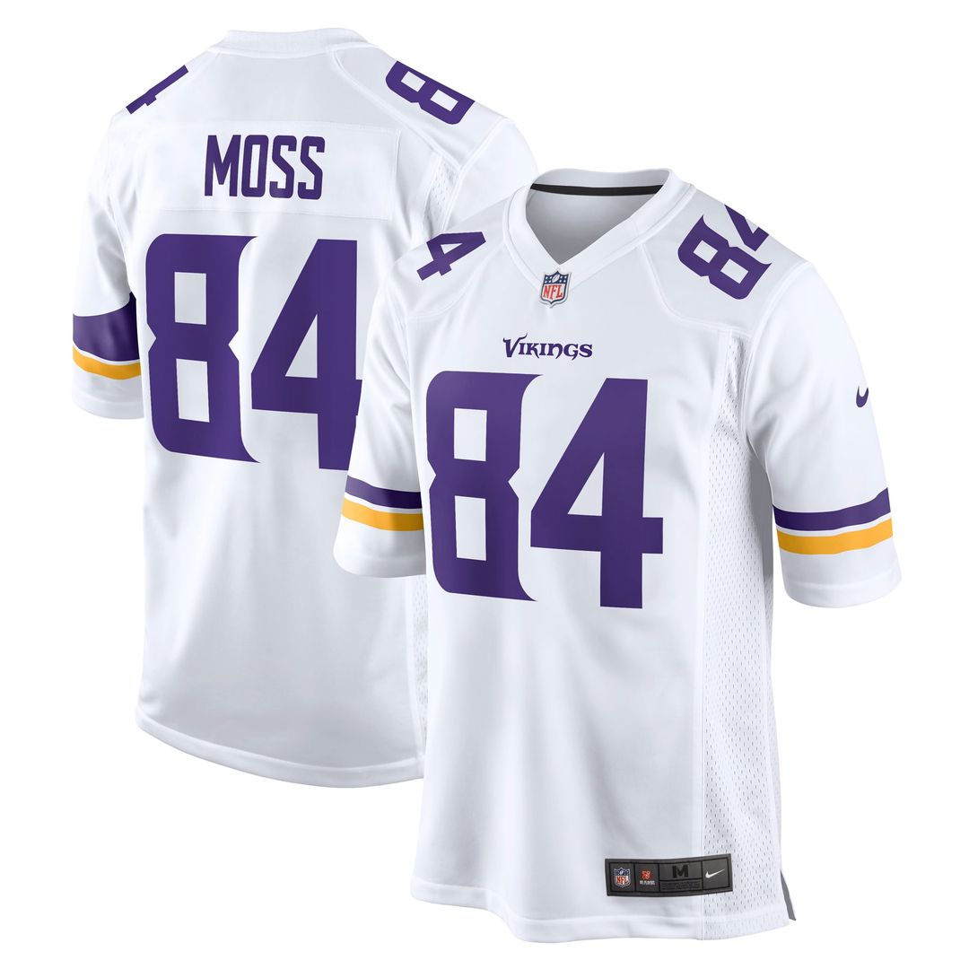 Randy Moss Minnesota Vikings Game Jersey - White