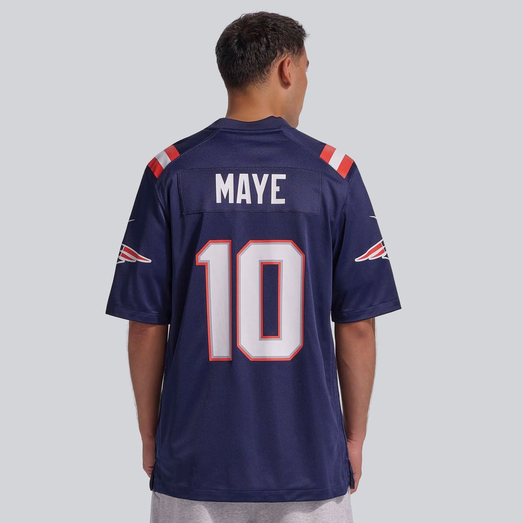 Drake Maye New England Patriots Game Jersey - White