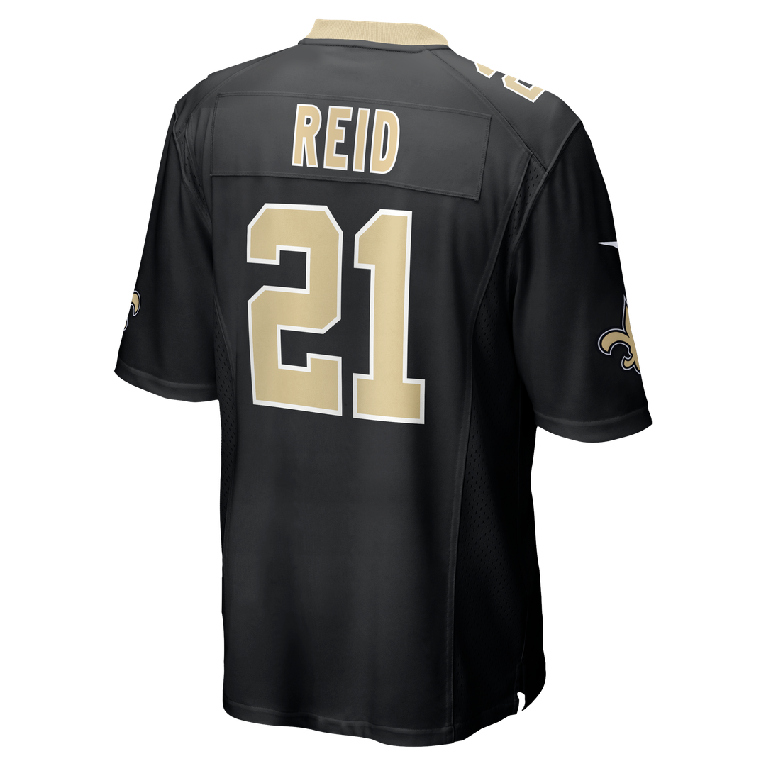 Justin Reid New Orleans Saints Game Jersey - Black