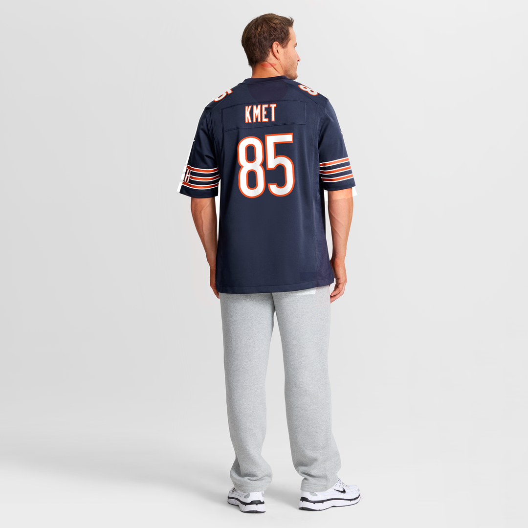 Cole Kmet Chicago Bears Game Jersey - Navy