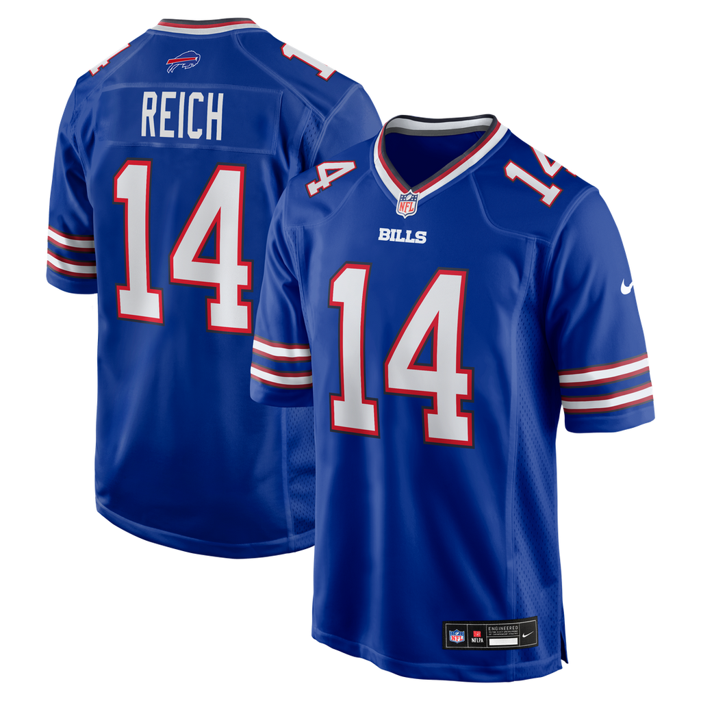 Frank Reich Buffalo Bills Game Jersey - Royal Blue