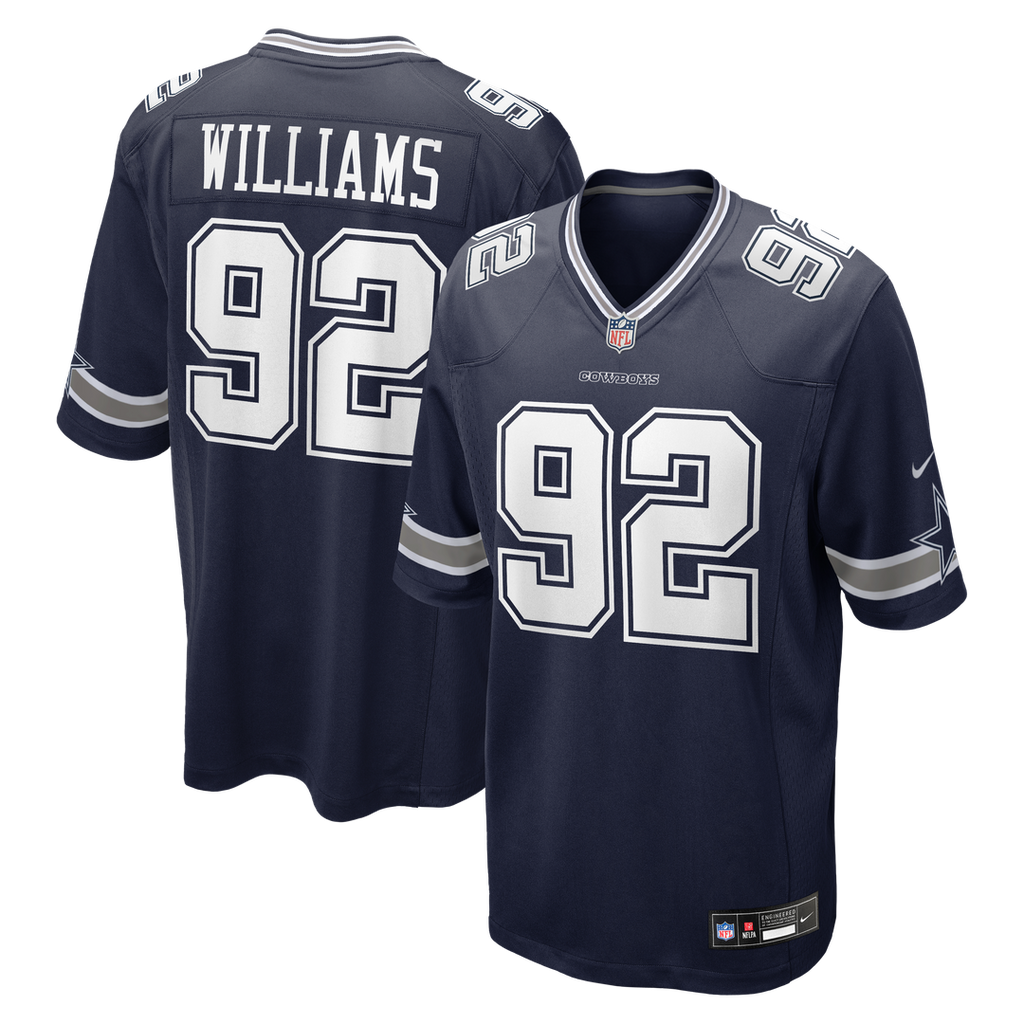 Quinnen Williams Dallas Cowboys Game Jersey - Navy