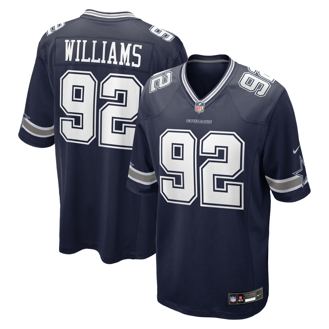 Quinnen Williams Dallas Cowboys Game Jersey - Navy