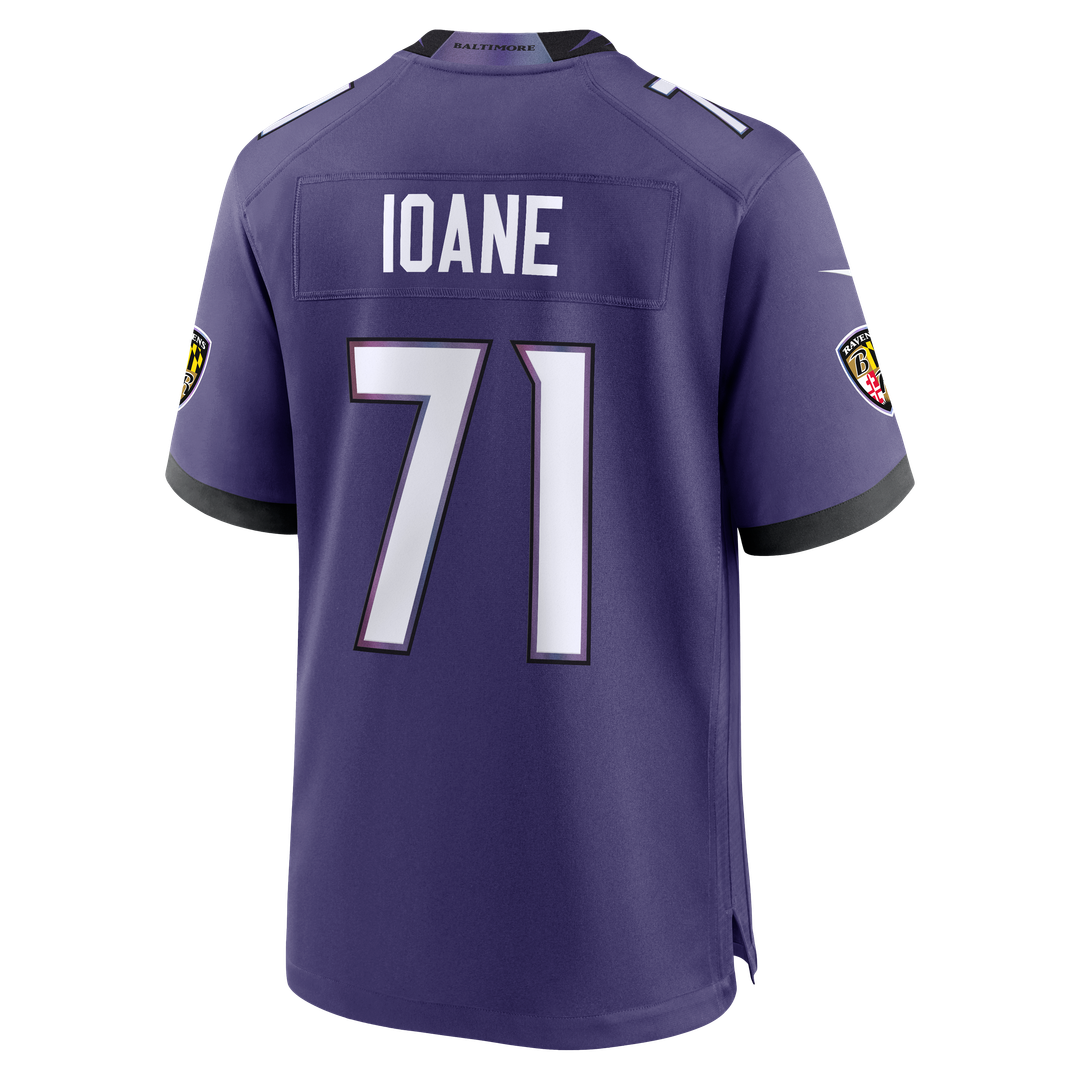 Olaivavega Ioane Baltimore Ravens Game Jersey - Purple