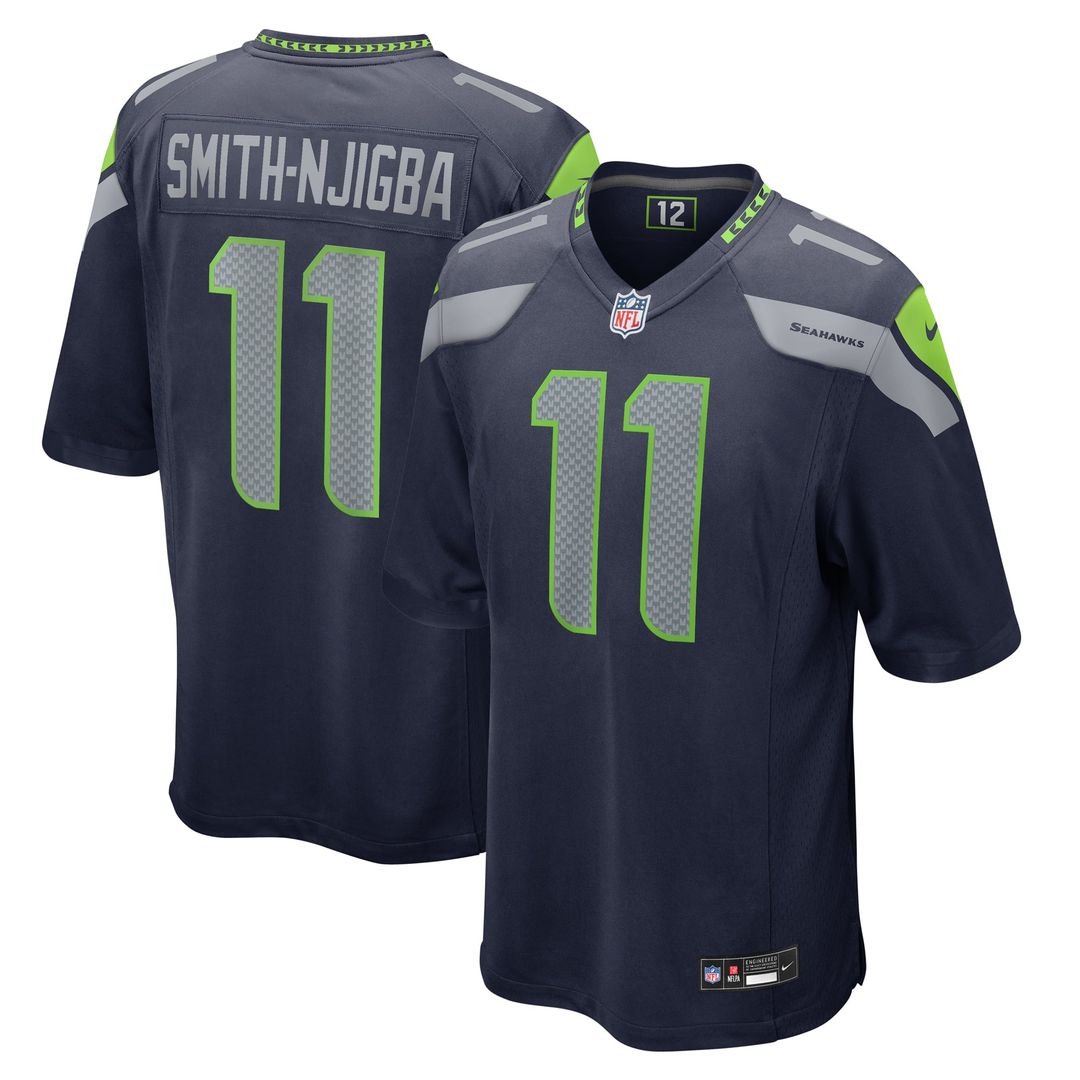 Jaxon Smith-Njigba Seattle Seahawks Game Jersey - College Navy