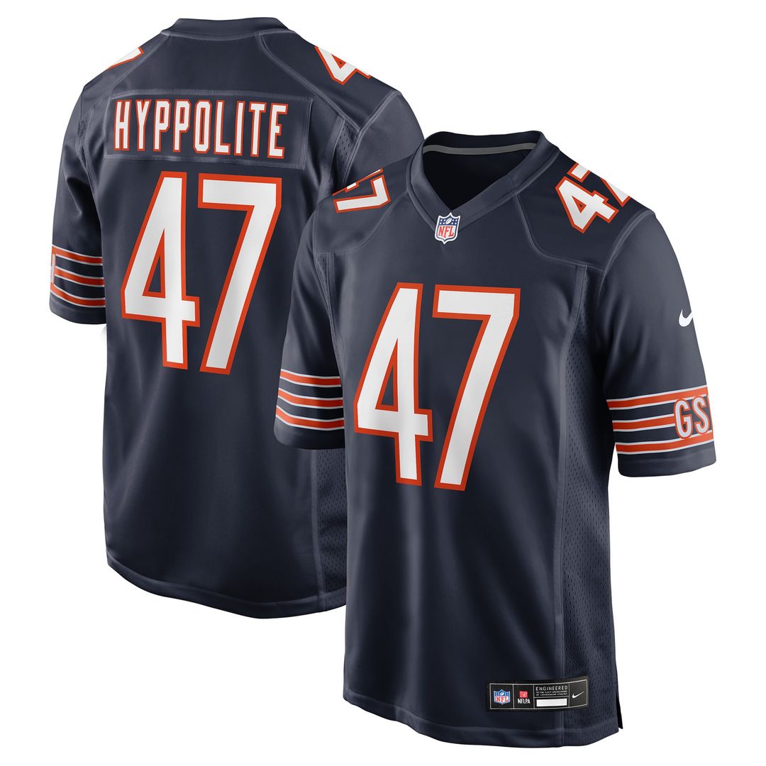Ruben Hyppolite II Chicago Bears Game Jersey - Navy