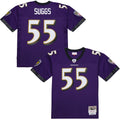 Terrell Suggs Baltimore Ravens 2003 Legacy Replica Jersey - Purple