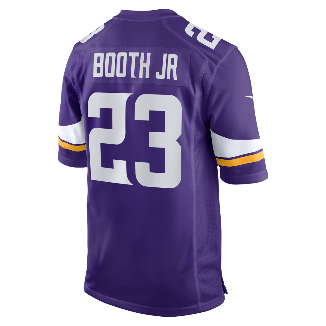 Andrew Booth Jr. Minnesota Vikings Game Jersey - Purple