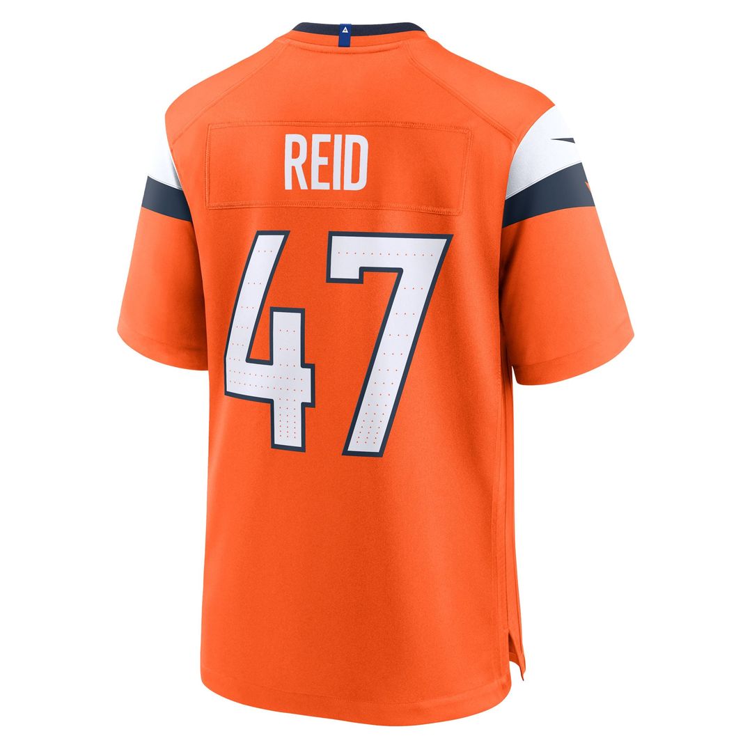 Karene Reid Denver Broncos Game Jersey - Orange