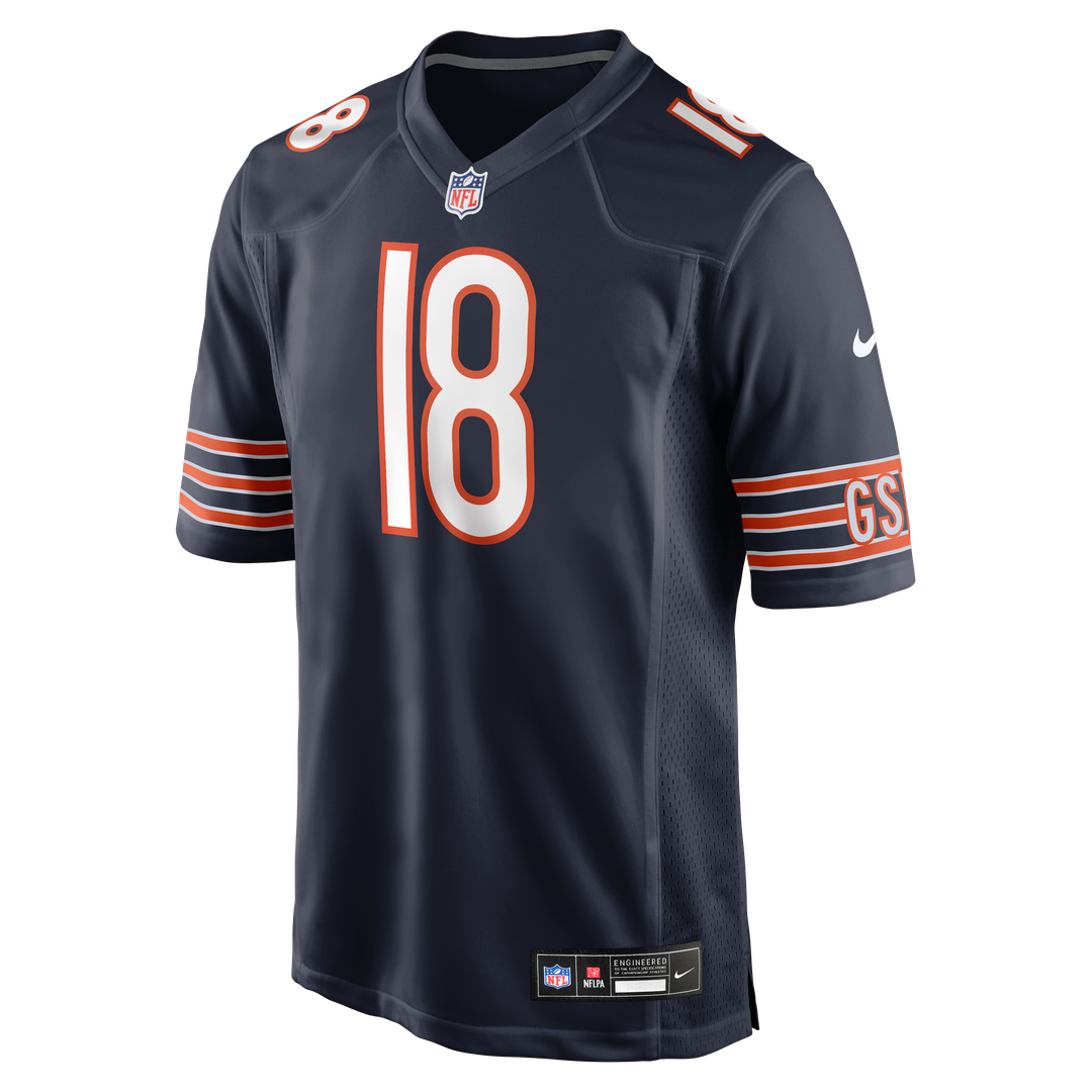 Caleb Williams Chicago Bears First Round Pick Game Jersey - White