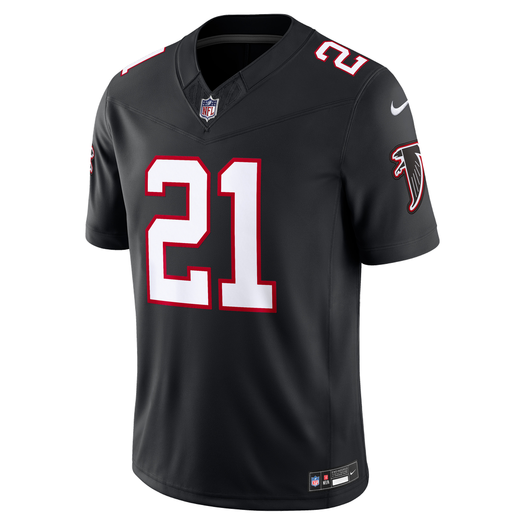 Deion Sanders Atlanta Falcons Vapor F.U.S.E. Stitched Retired Limited Jersey - Red