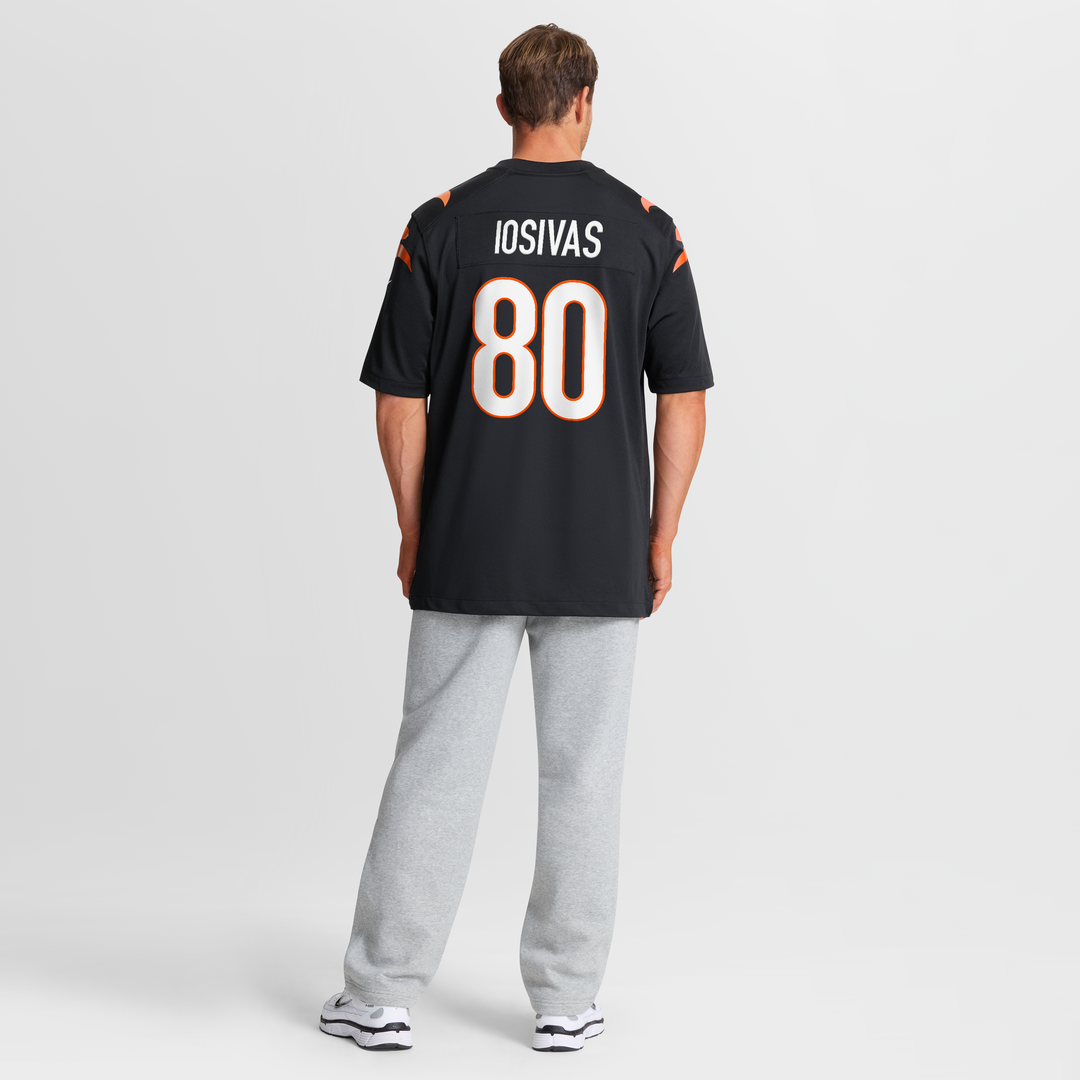 Andrei Iosivas Cincinnati Bengals Game Jersey - Black