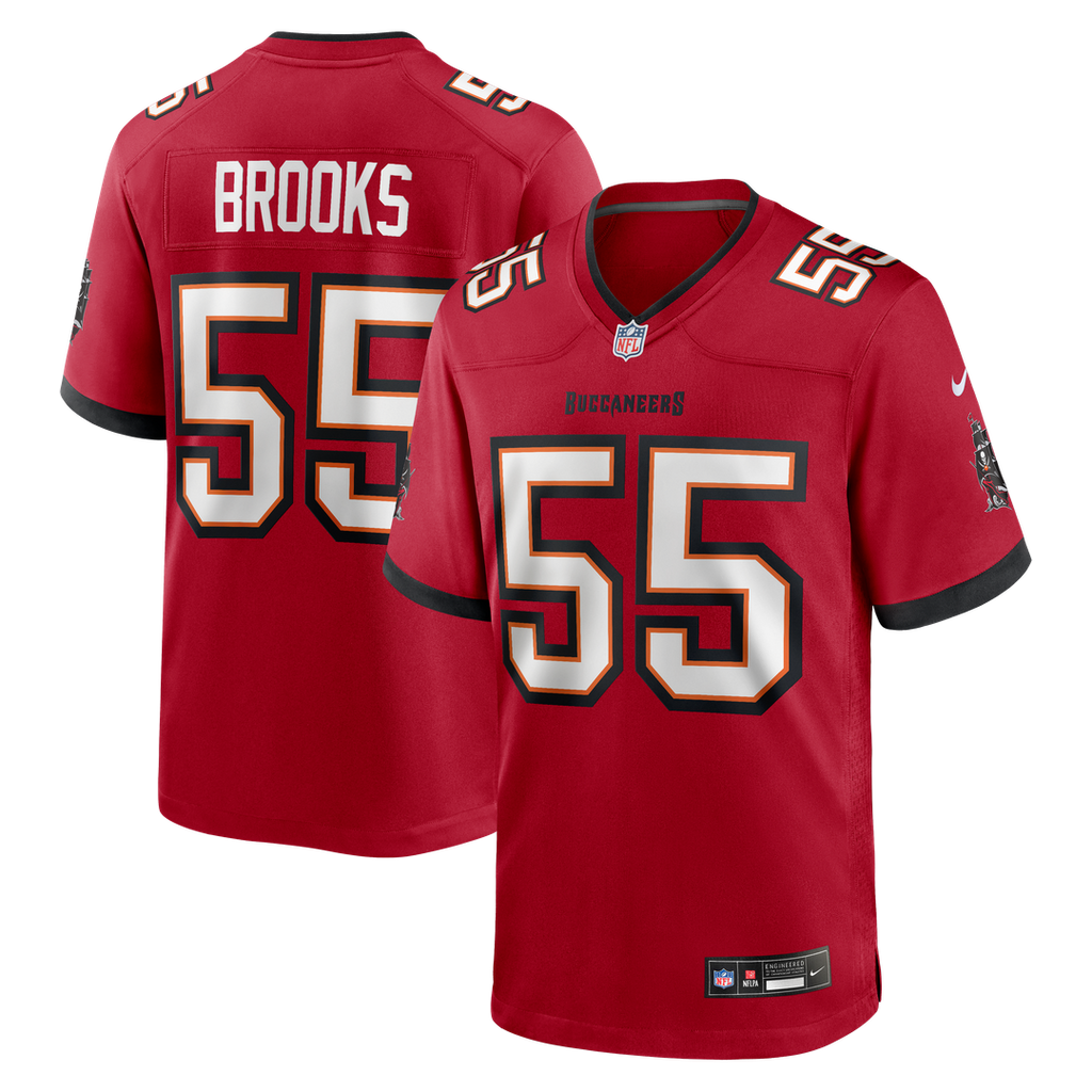 Derrick Brooks Tampa Bay Buccaneers Game Jersey - Red