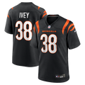 DJ Ivey Cincinnati Bengals Game Jersey - Black