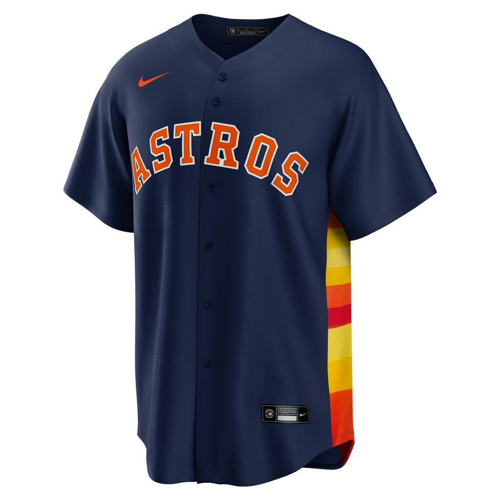 Houston Astros Nike Navy Alternate Replica Team Jersey