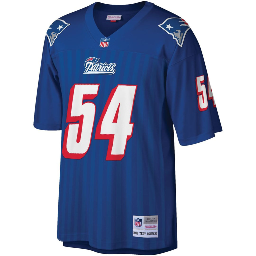 Tedy Bruschi New England Patriots Legacy Replica Jersey - Royal Blue