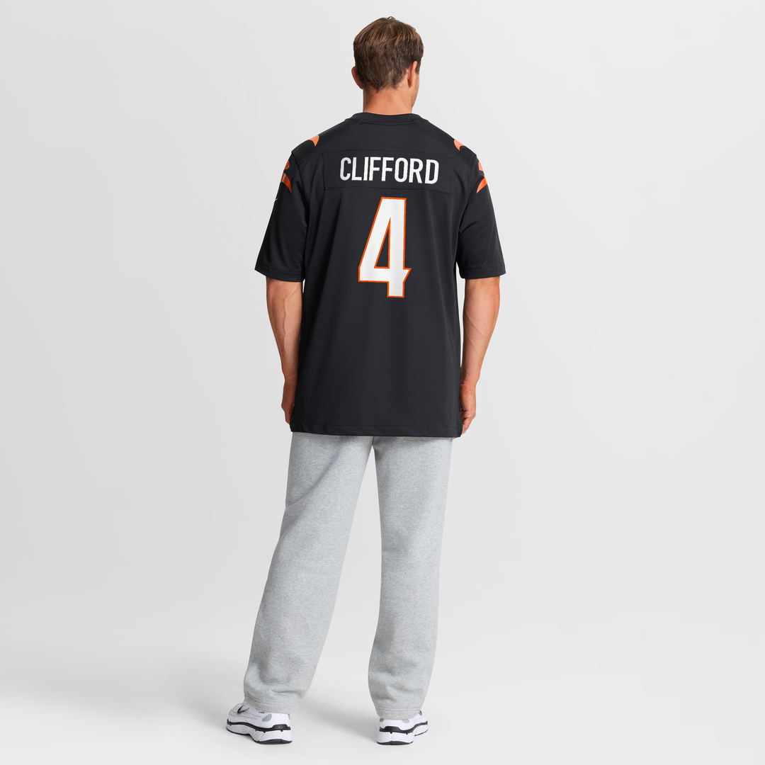 Sean Clifford Cincinnati Bengals Game Jersey - Black