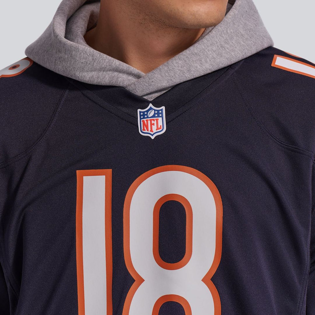 Caleb Williams Chicago Bears First Round Pick Game Jersey - White