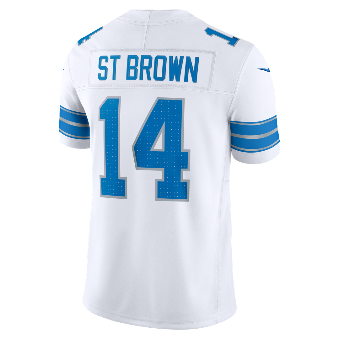 Amon-Ra St. Brown Detroit Lions Vapor F.U.S.E. Stitched Limited Jersey - White