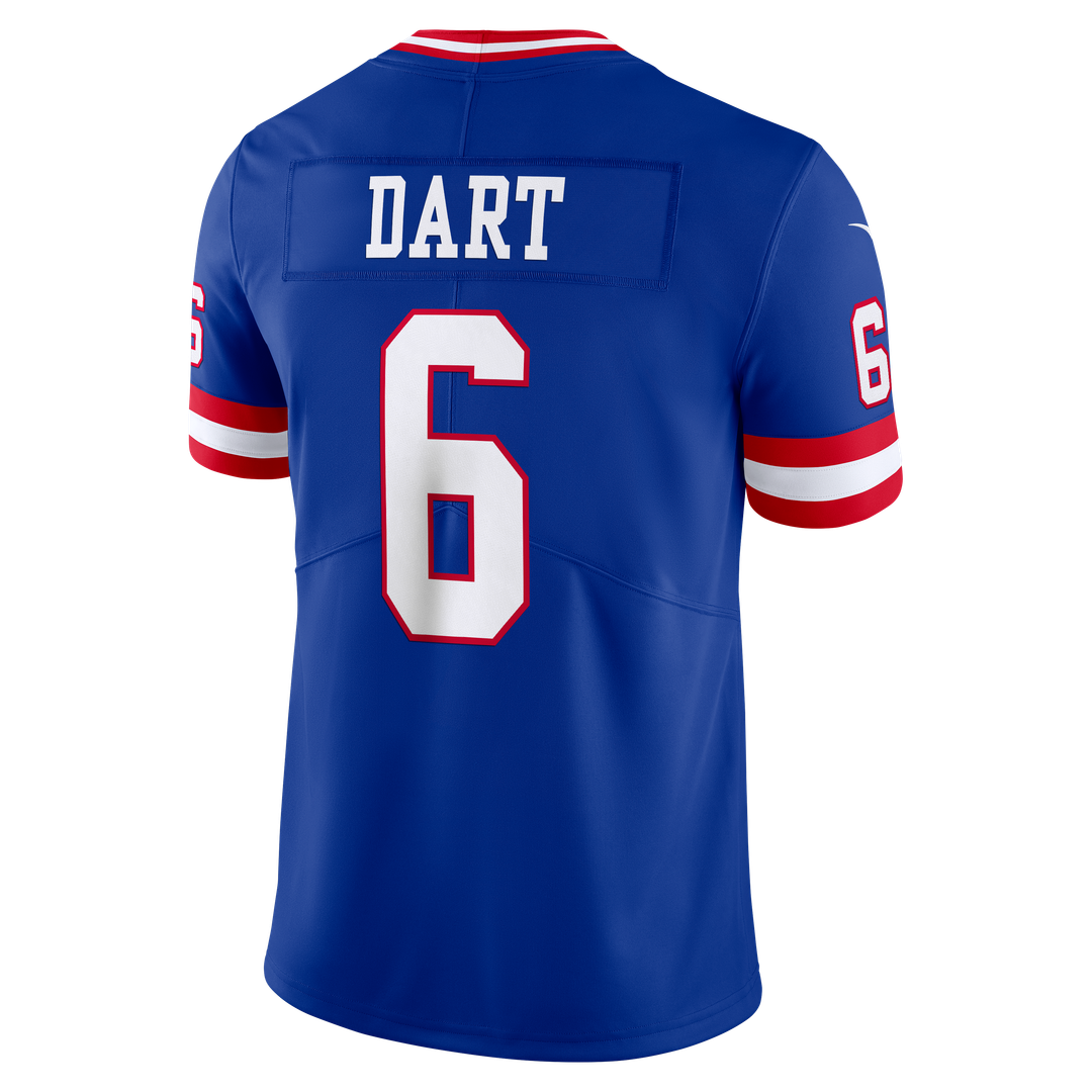 Jaxson Dart New York Giants Legacy Vapor Untouchable Stitched Limited Jersey - Royal Blue