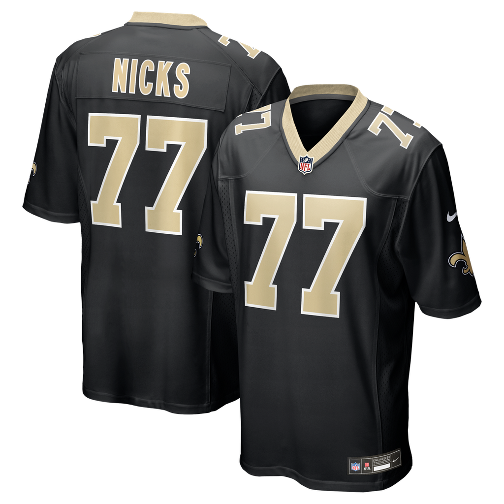 Carl Nicks New Orleans Saints Game Jersey - Black