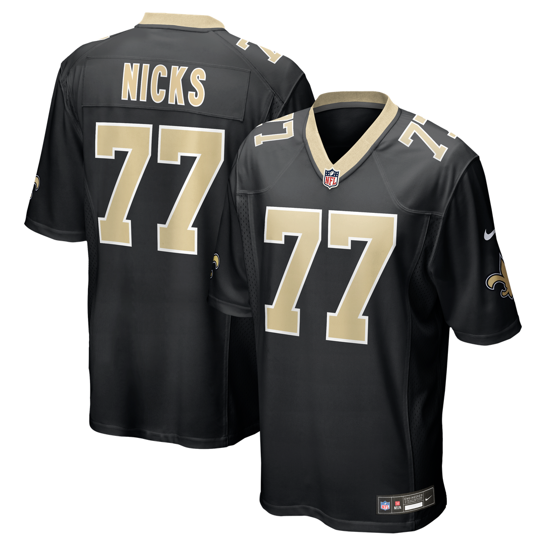 Carl Nicks New Orleans Saints Game Jersey - Black