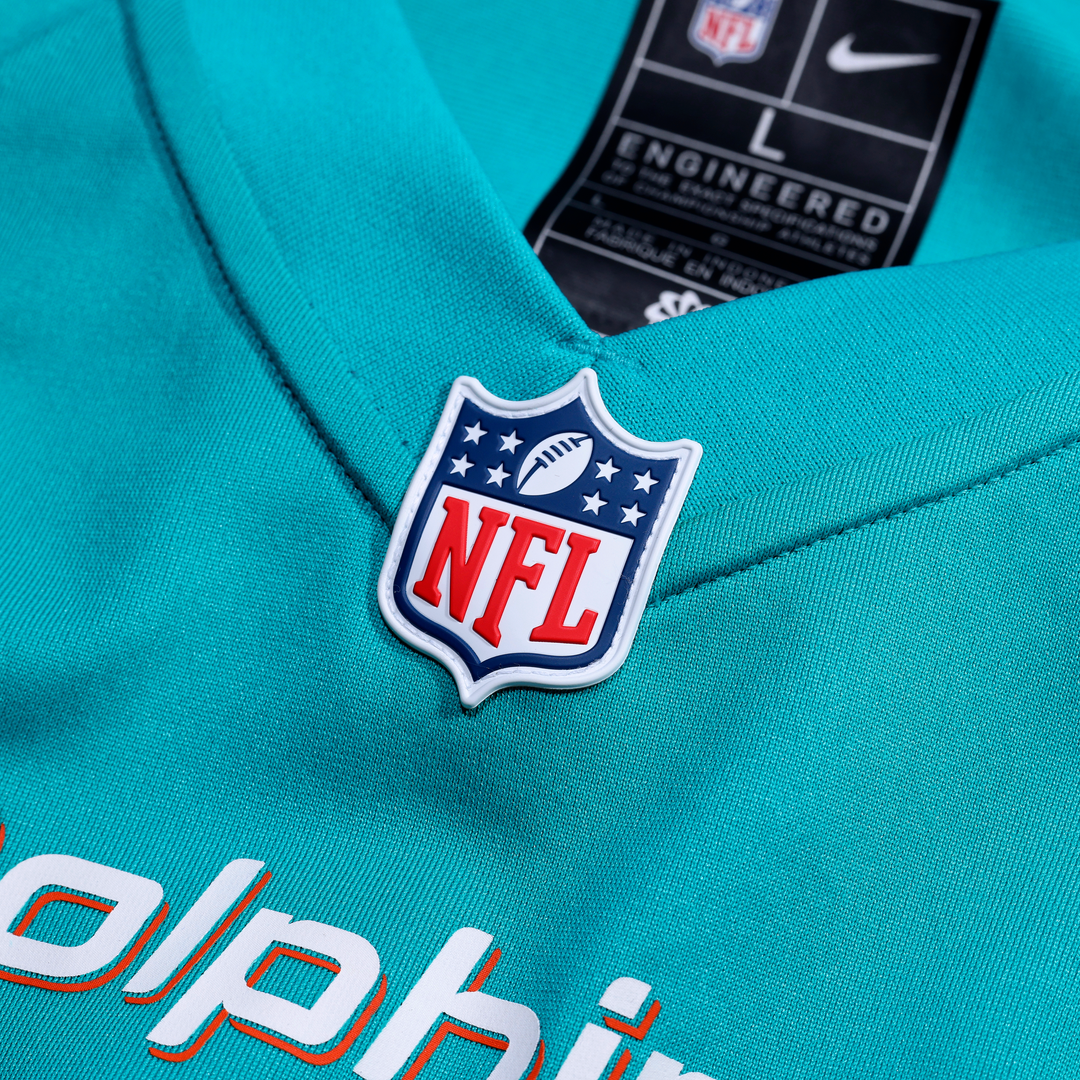 Ethan Bonner Miami Dolphins Game Jersey - Aqua
