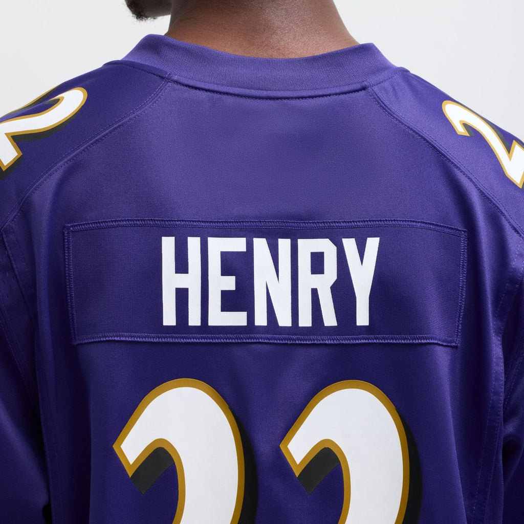 Derrick Henry Baltimore Ravens Game Jersey - Purple