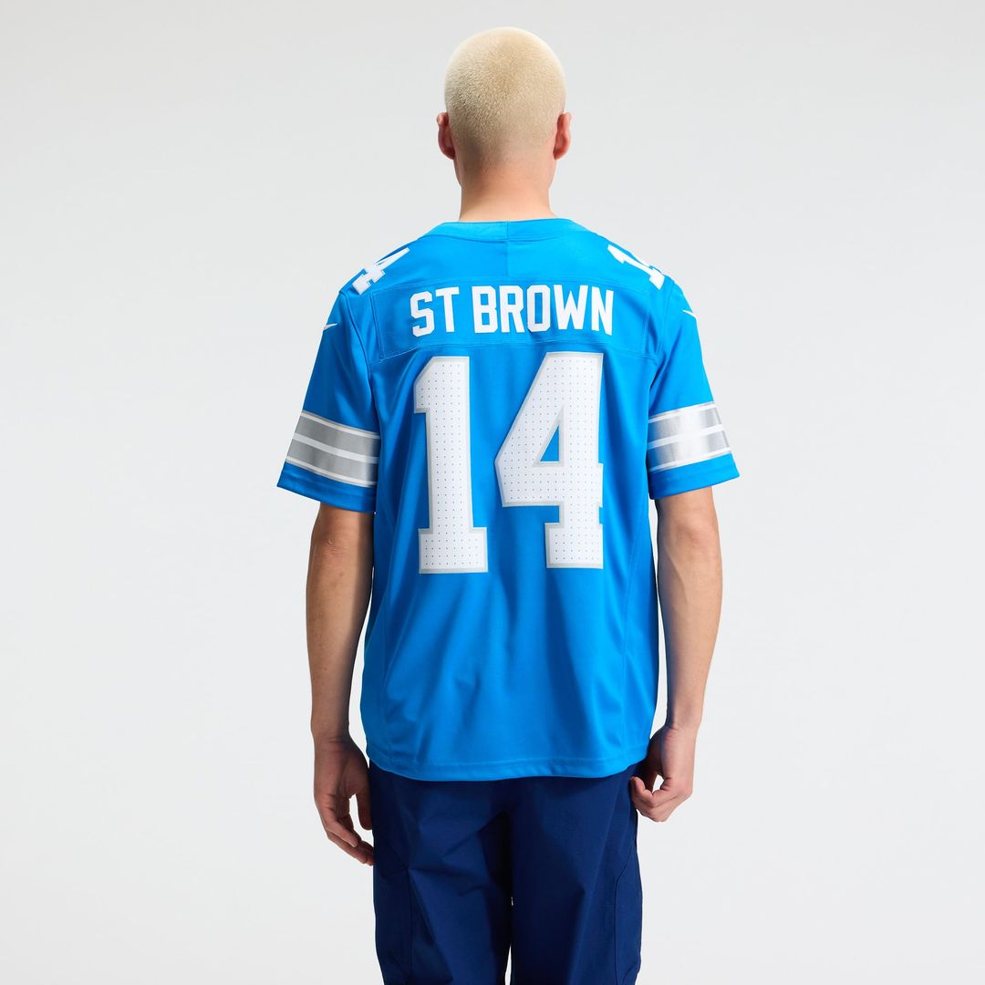 Amon-Ra St. Brown Detroit Lions Vapor F.U.S.E. Stitched Limited Jersey - White