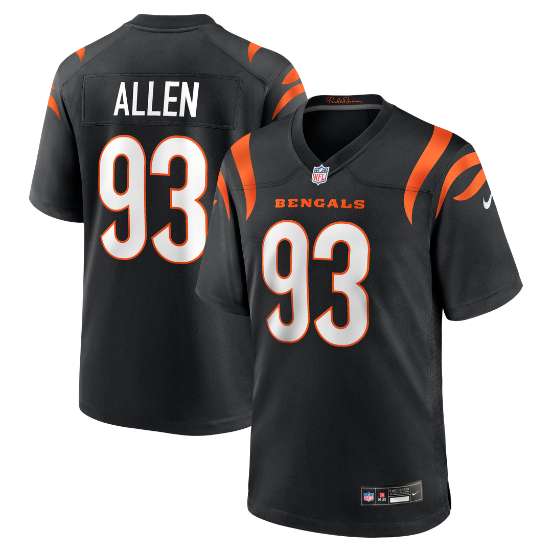 Jonathan Allen Cincinnati Bengals Game Jersey - Black