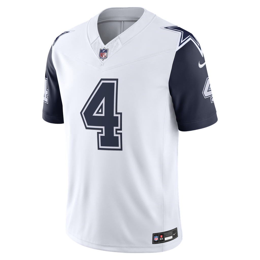 Dak Prescott Dallas Cowboys Alternate Vapor F.U.S.E. Stitched Limited Jersey - White