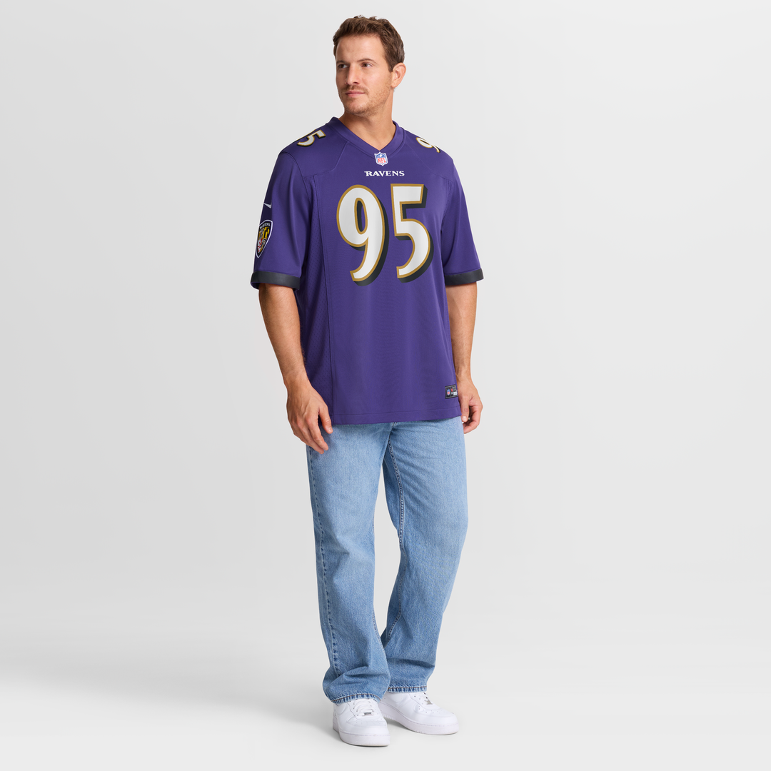 Tavius Robinson Baltimore Ravens Game Jersey - Purple