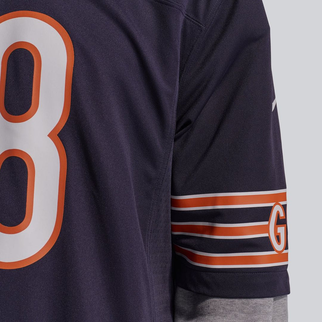 Caleb Williams Chicago Bears Alternate Game Jersey - Orange