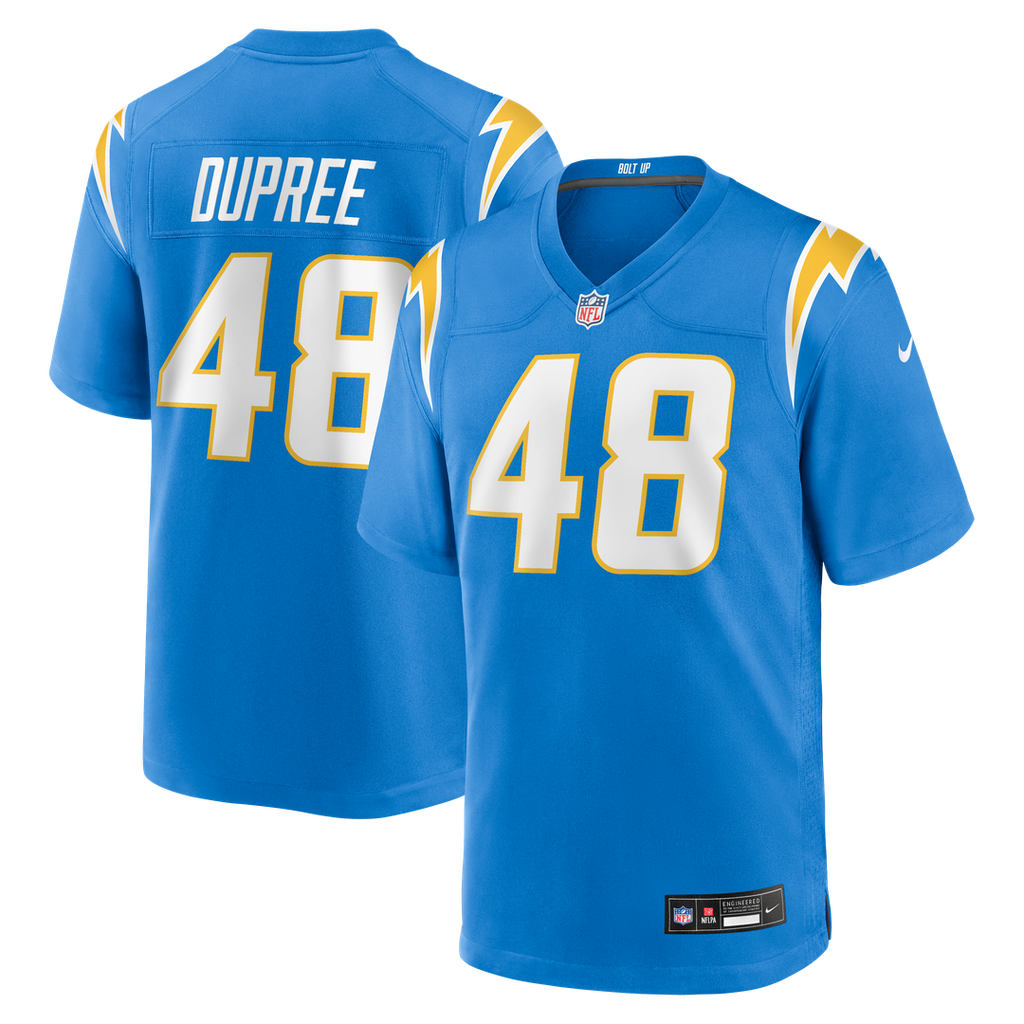 Bud Dupree Los Angeles Chargers Game Jersey - Powder Blue