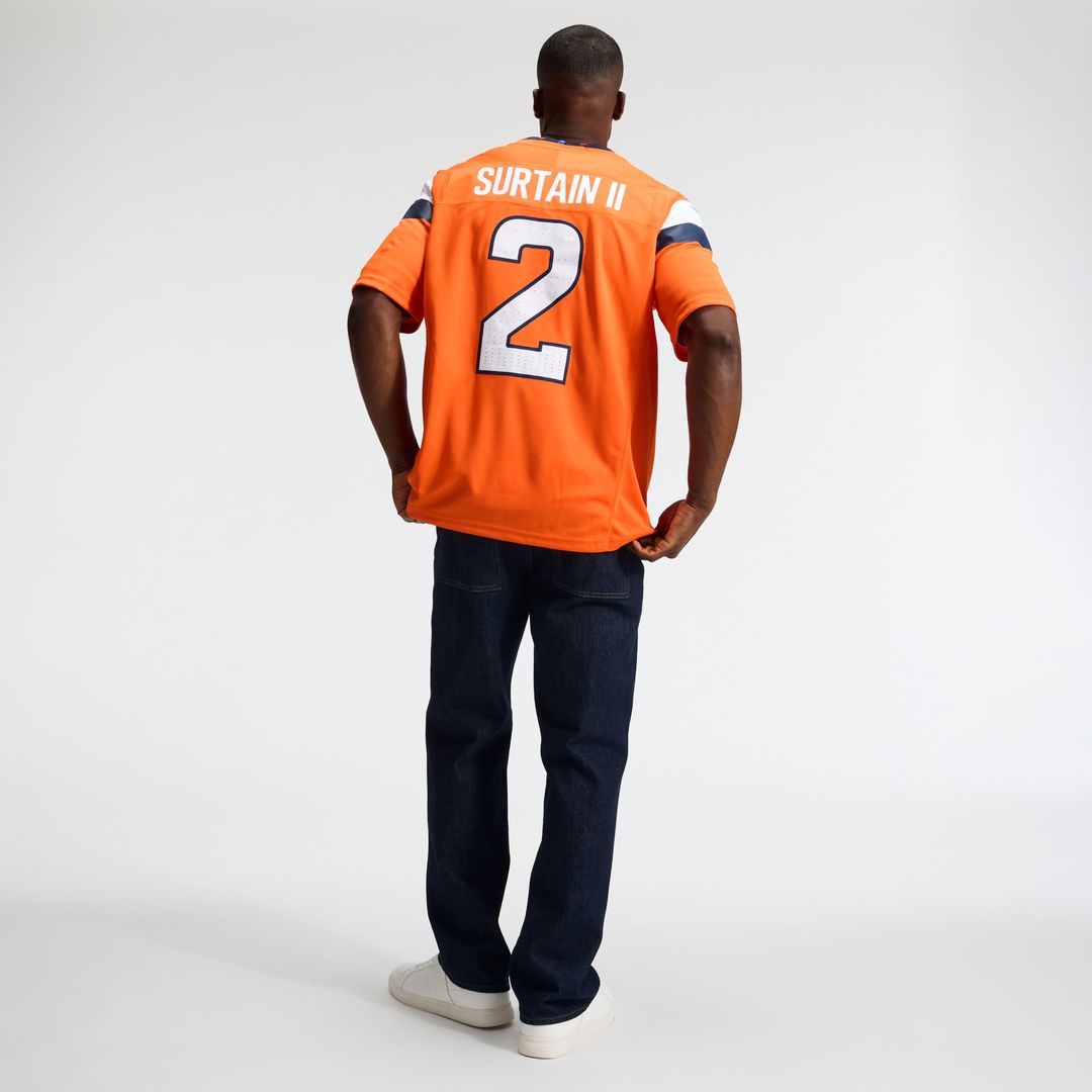 Pat Surtain II Denver Broncos Alternate Vapor F.U.S.E. Stitched Limited Jersey - Navy
