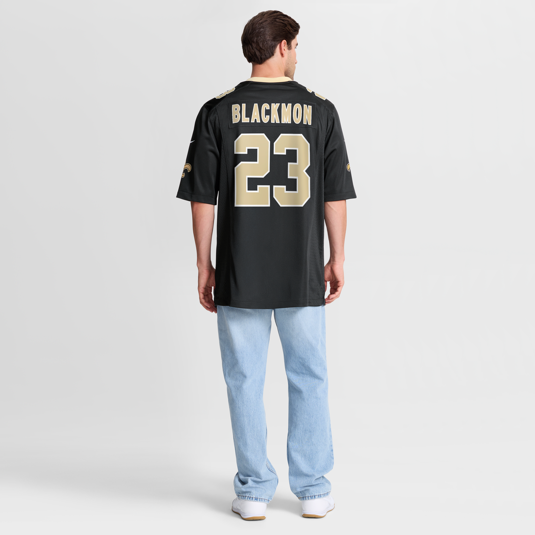 Julian Blackmon New Orleans Saints Game Jersey - Black
