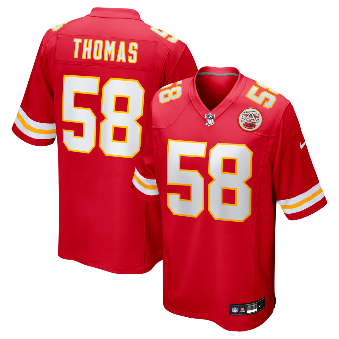 Derrick Thomas Kansas City Chiefs Game Jersey - Red