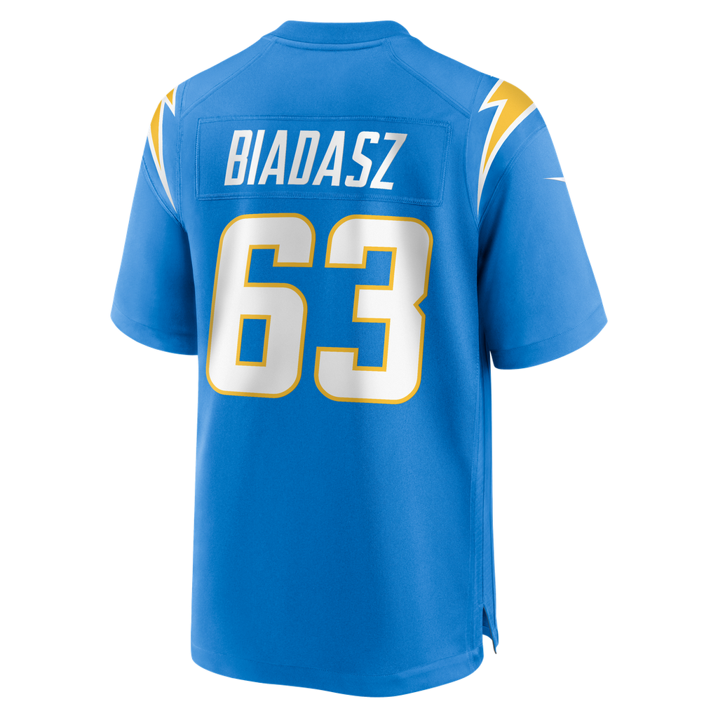 Tyler Biadasz Los Angeles Chargers Game Jersey - Powder Blue