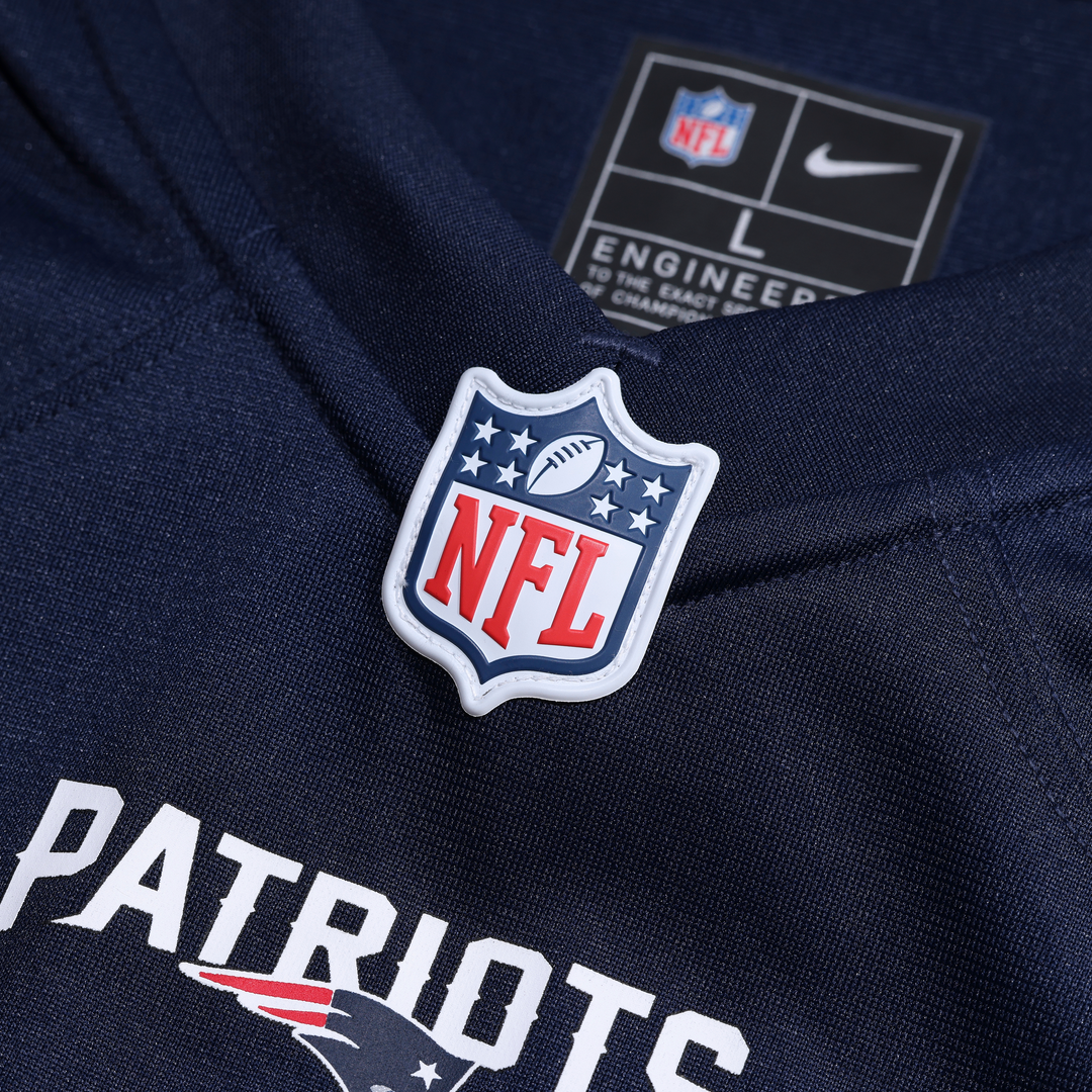 A.J. Brown New England Patriots Game Jersey - Navy
