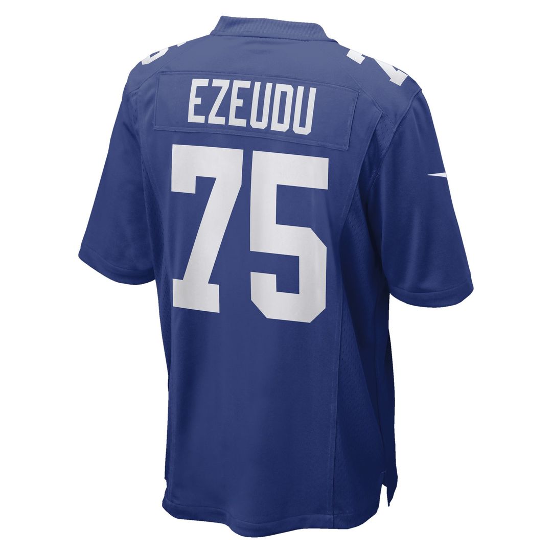 Joshua Ezeudu New York Giants Game Jersey - Royal Blue