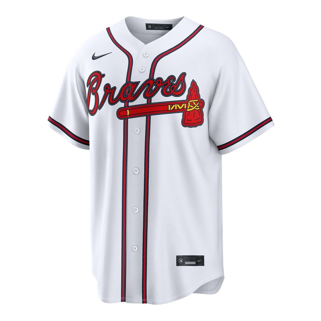 Atlanta Braves Spencer Schwellenbach Nike White Home Replica Jersey